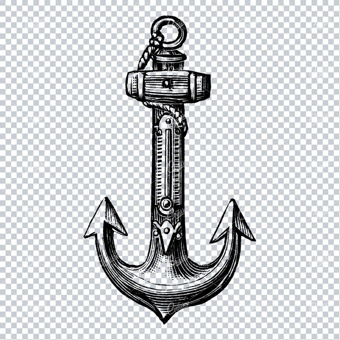 Vintage Nautical Artwork - Anchor