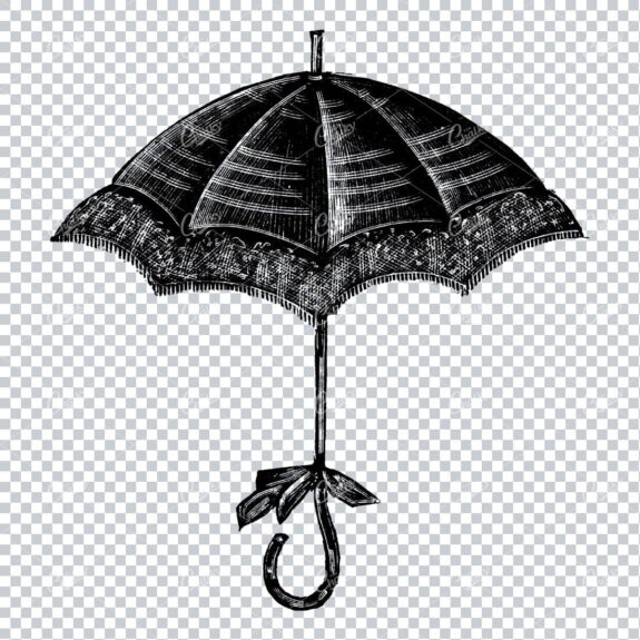 Old Fashion Artwork - An Umbrella