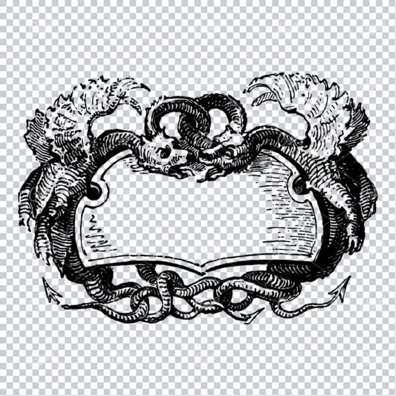Vintage Design Element - Decorative Border / Frame Design No.6
