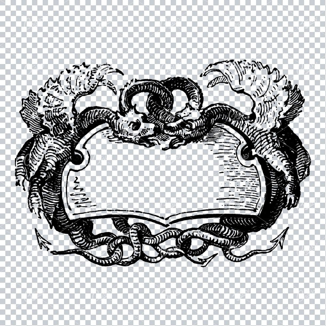 Vintage Design Element - Decorative Border / Frame Design No.6