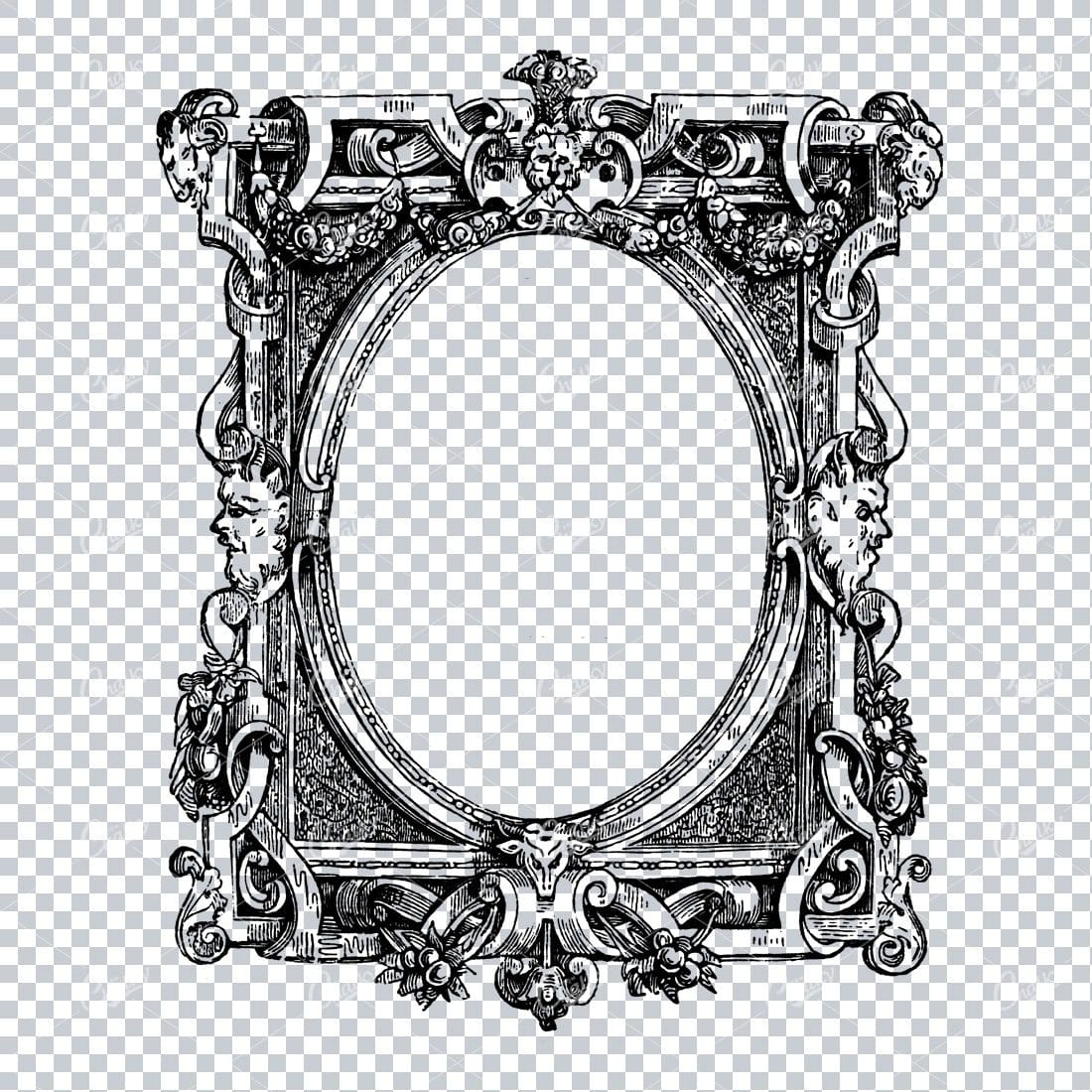 Vintage Design Element - Decorative Border / Frame Design No.8