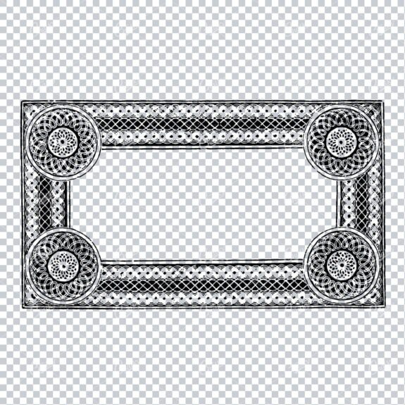 Vintage Design Element - Decorative Border / Frame Design No.9