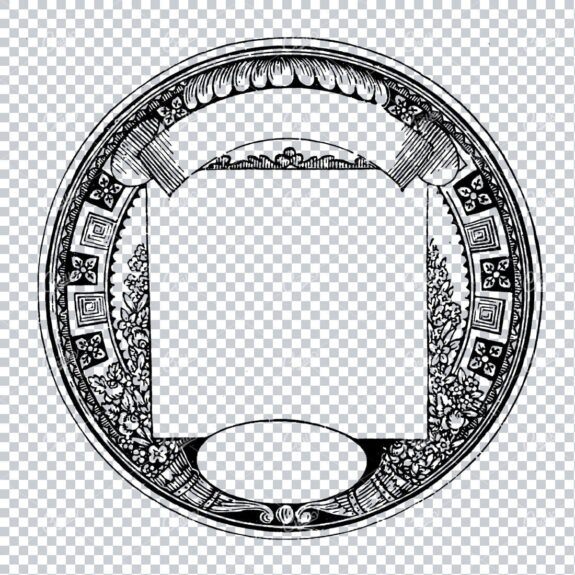 Vintage Design Element - Decorative Border / Frame Design No.12