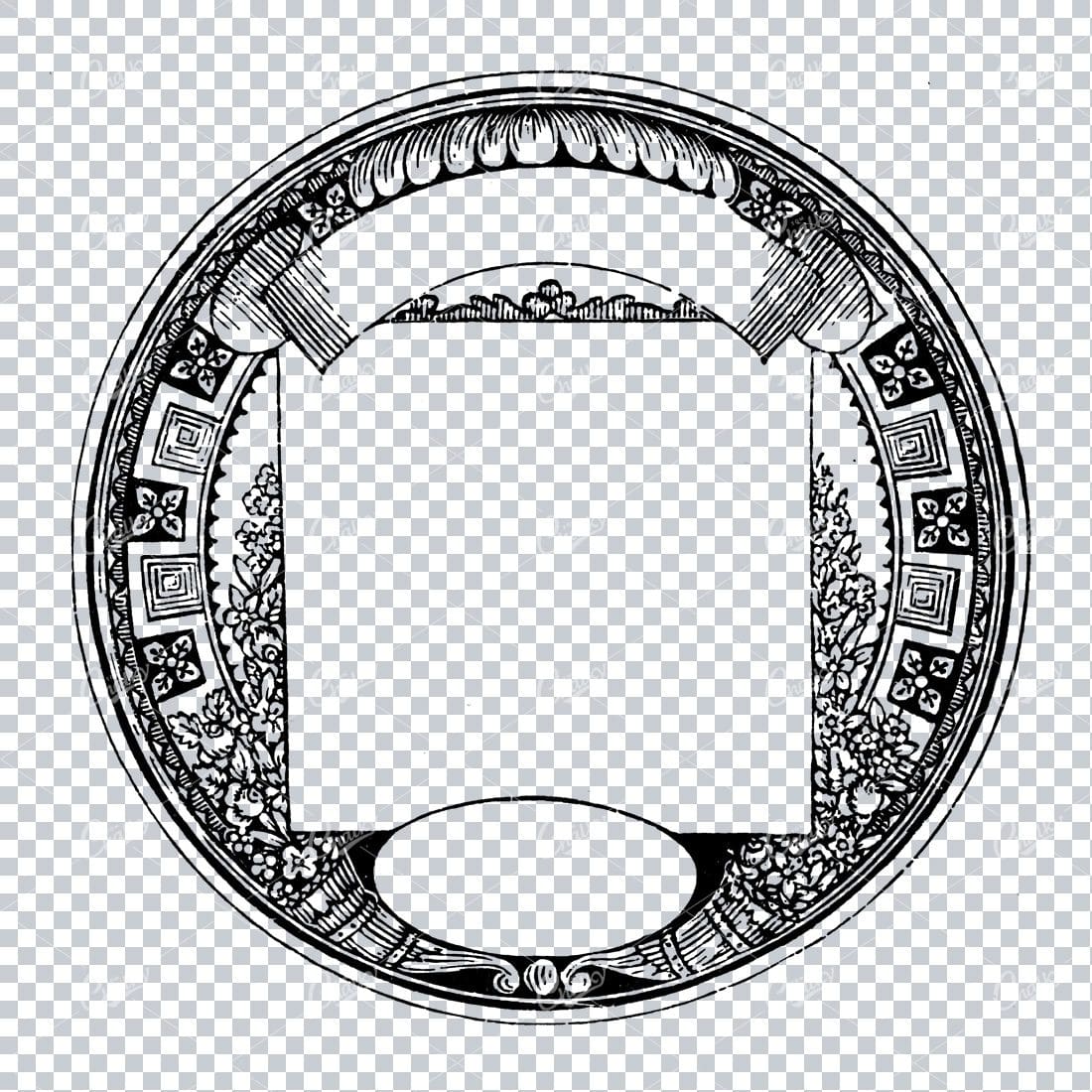 Vintage Design Element - Decorative Border / Frame Design No.12