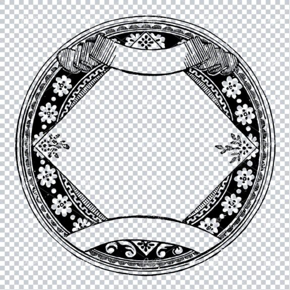 Vintage Design Element - Decorative Border / Frame Design No.15