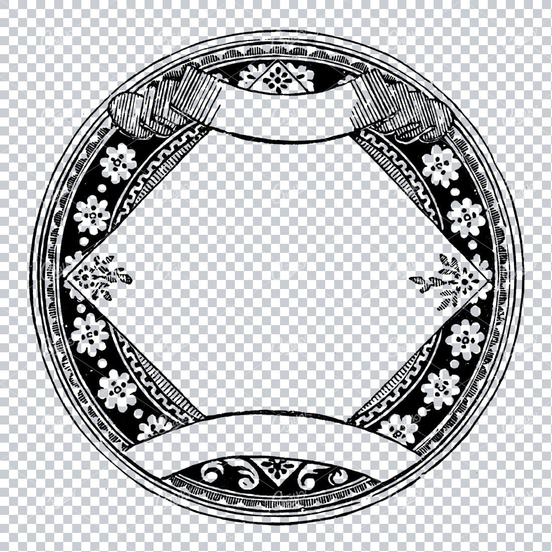 Vintage Design Element - Decorative Border / Frame Design No.15