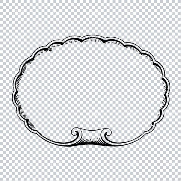 Vintage Design Element - Decorative Border / Frame Design No.18
