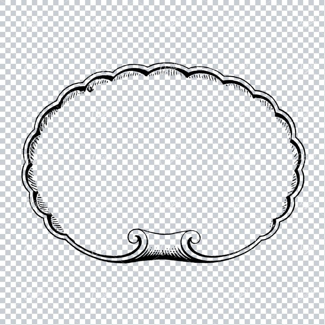 Vintage Design Element - Decorative Border / Frame Design No.18