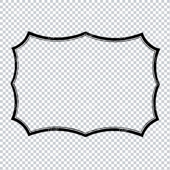 Vintage Design Element - Decorative Border / Frame Design No.28