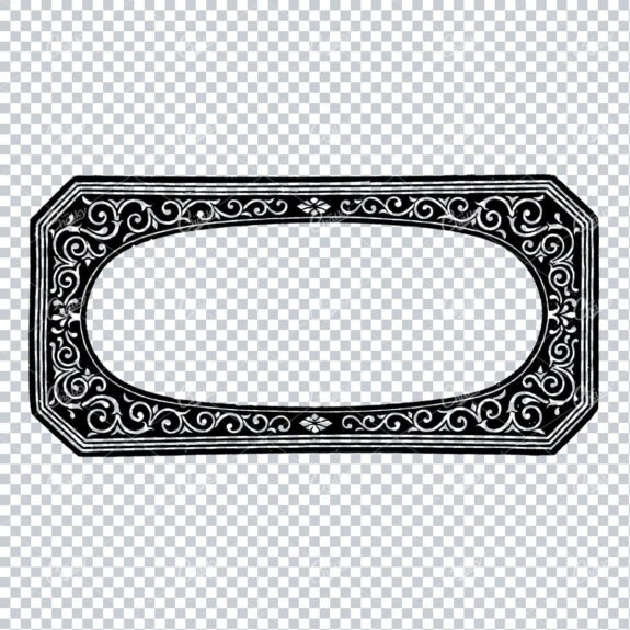 Vintage Design Element - Decorative Border / Frame Design No.31