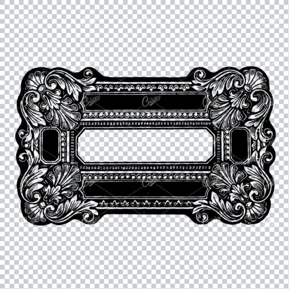 Vintage Design Element - Decorative Border / Frame Design No.34