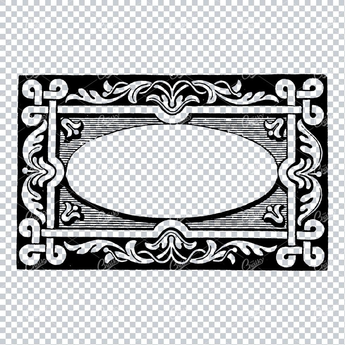 Vintage Design Element - Decorative Border / Frame Design No.37