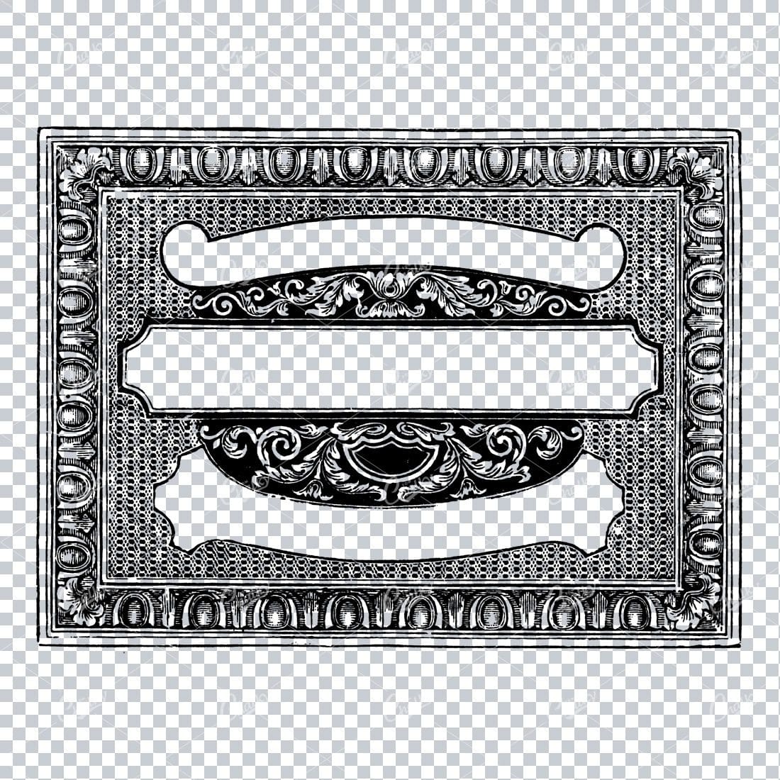 Vintage Design Element - Decorative Border / Frame Design No.38