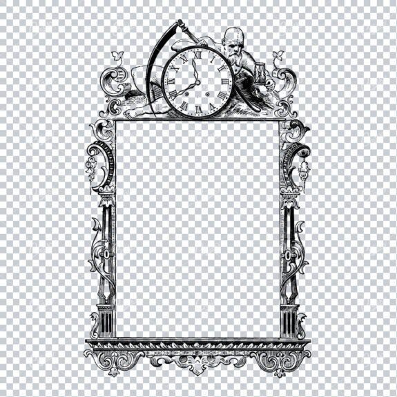 Vintage Design Element - Decorative Border / Frame Design No.41