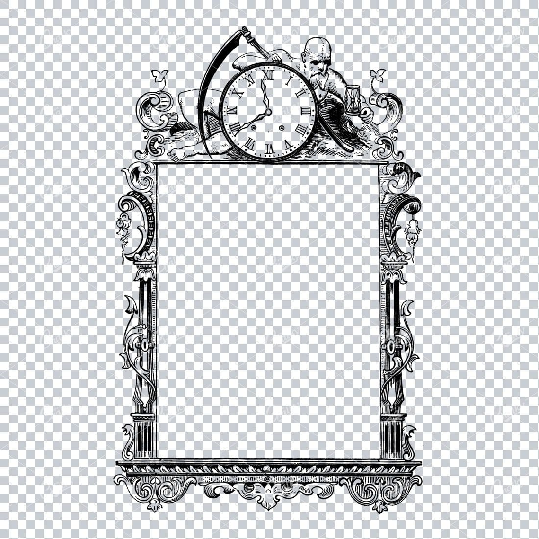 Vintage Design Element - Decorative Border / Frame Design No.41