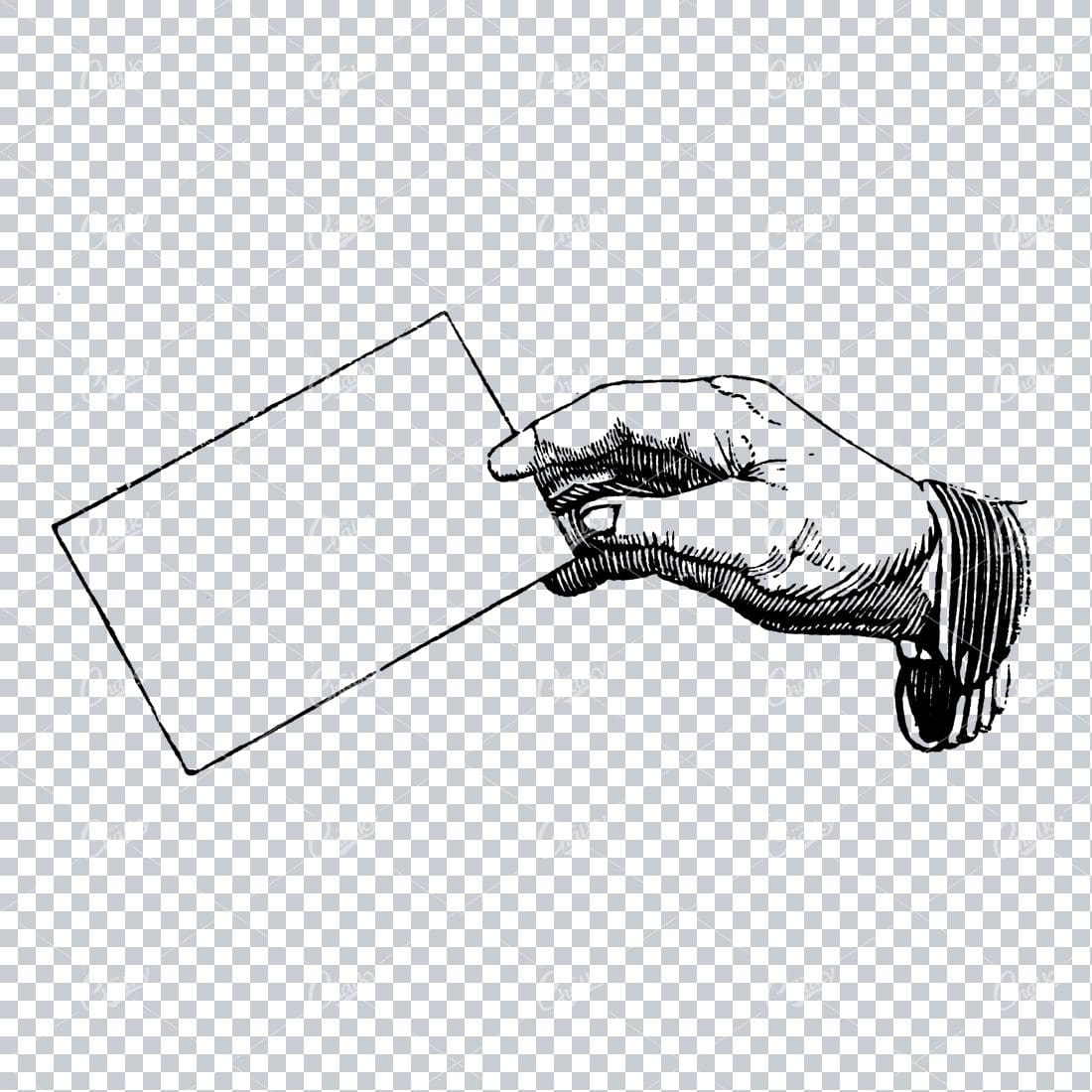 Vintage Marketing / Avertising Illustration with Banner / Print Space No.6