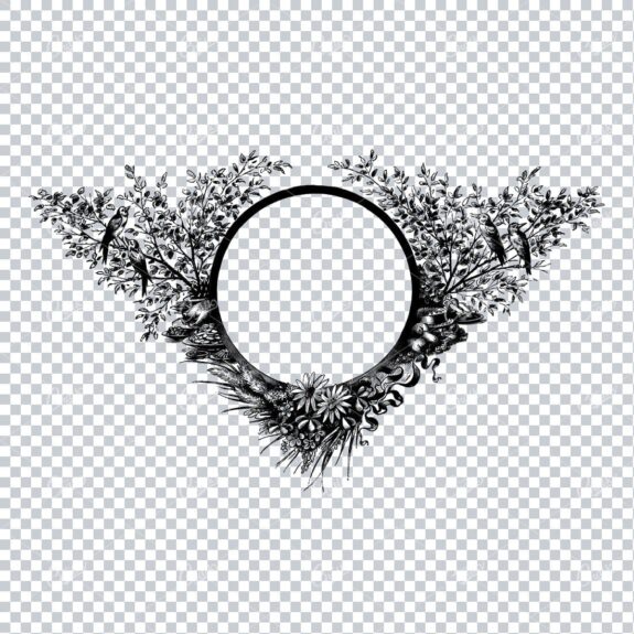 Vintage Design Element - Decorative Border / Frame Design No.42
