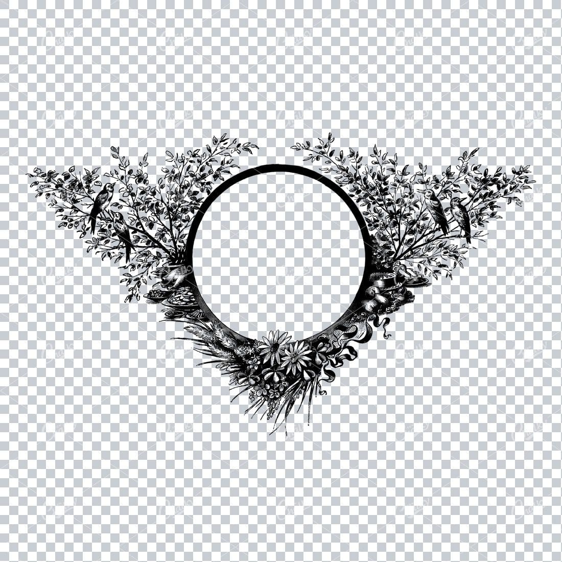 Vintage Design Element - Decorative Border / Frame Design No.42