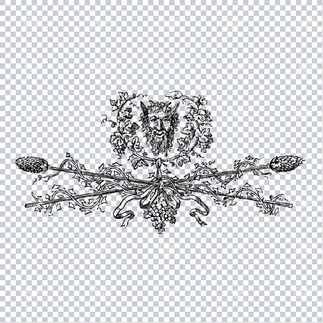 Vintage Design Element - Decorative Border / Frame Design No.44