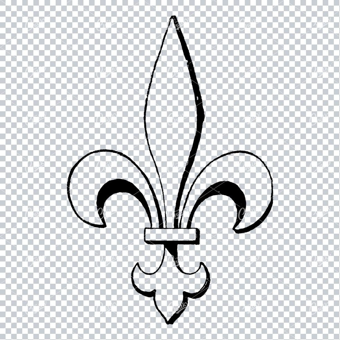 Antique Finial Design - Small Flourished Design Element