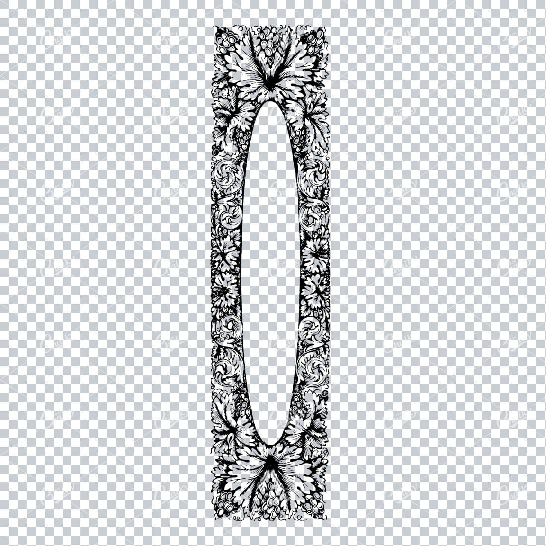 Decorative Vintage Illustration - Border / Frame Template No.2