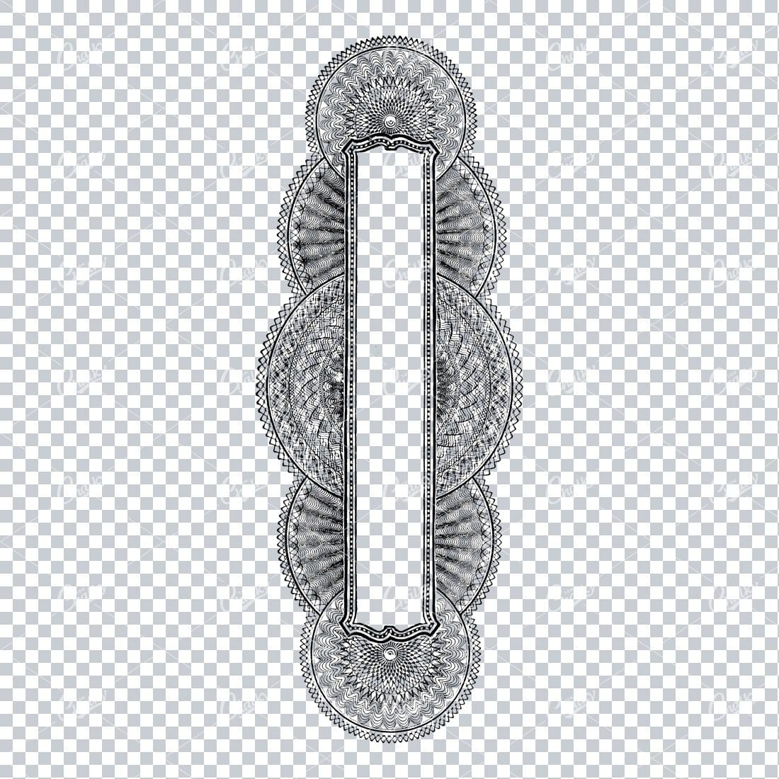Decorative Vintage Illustration - Border / Frame Template No.8