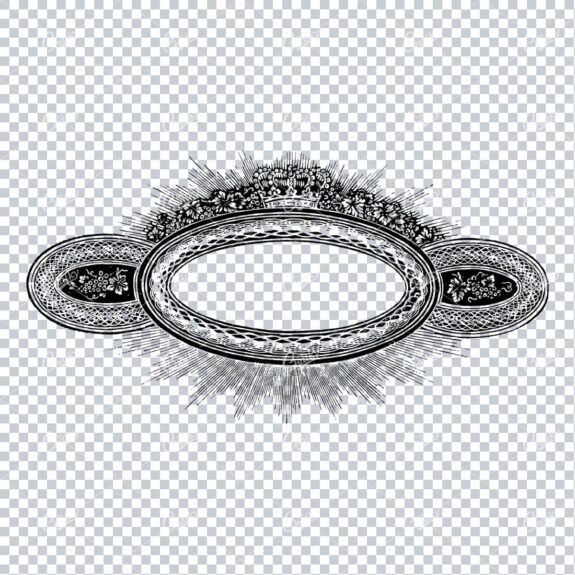 Decorative Vintage Illustration - Border / Frame Template No.10