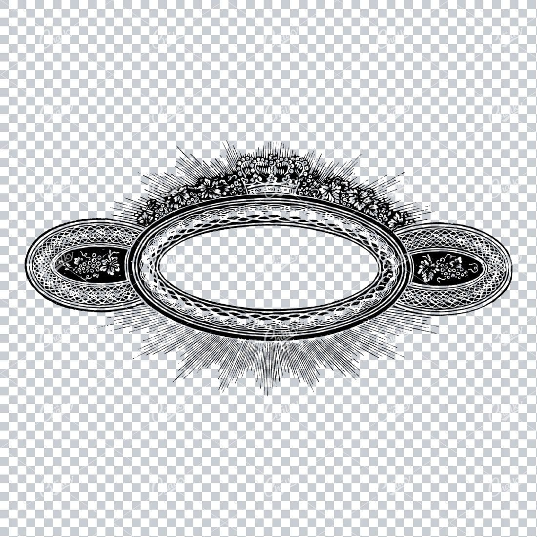 Decorative Vintage Illustration - Border / Frame Template No.10