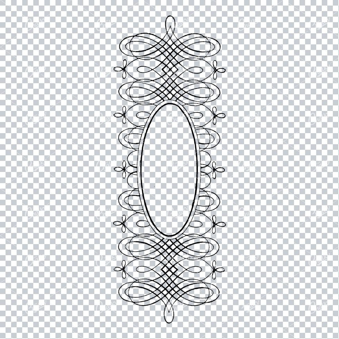 Decorative Vintage Illustration - Border / Frame Template No.26