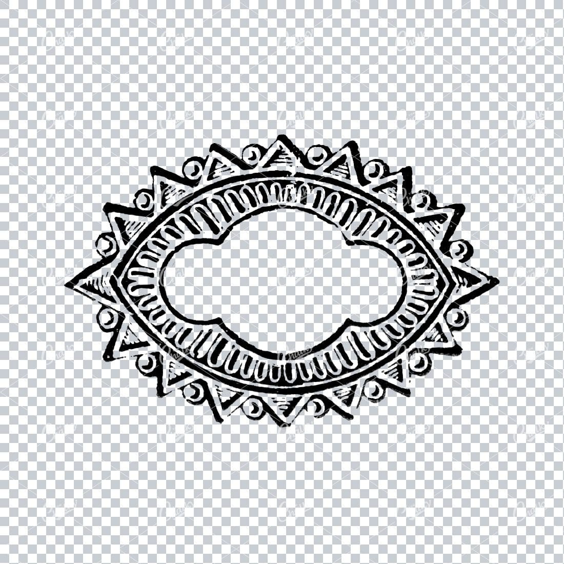 Decorative Vintage Illustration - Border / Frame Template No.29