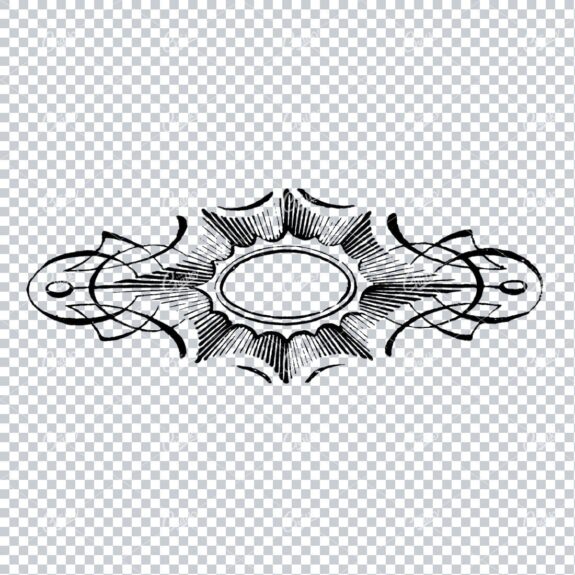 Decorative Vintage Illustration - Border / Frame Template No.32