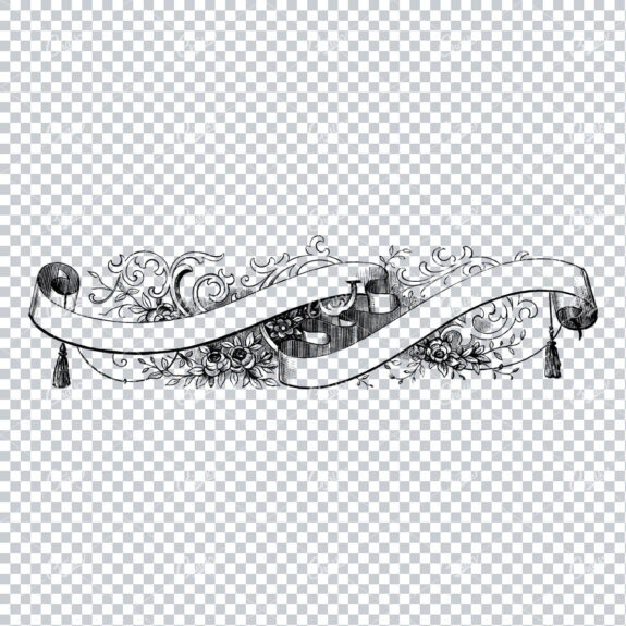 Decorative Vintage Illustration - Border / Frame Template No.45