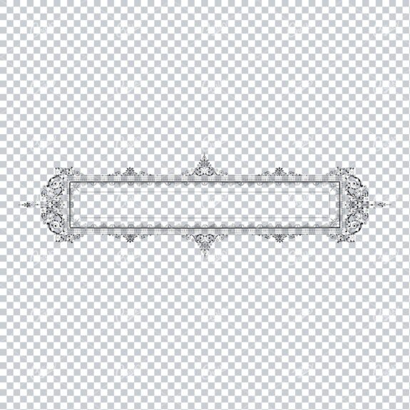 Decorative Vintage Illustration - Border / Frame Template No.48