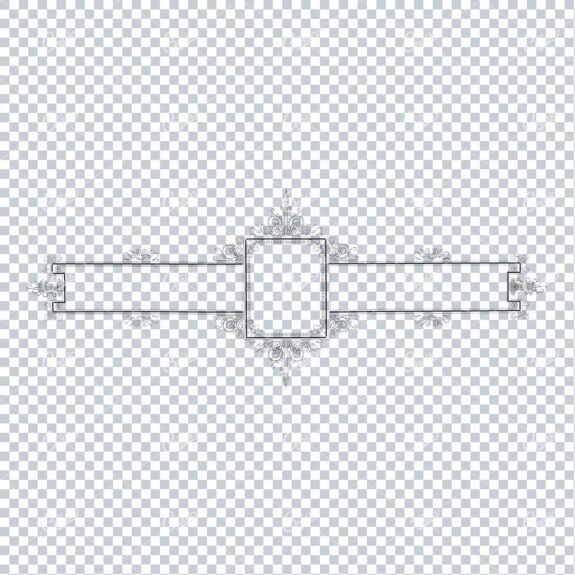 Decorative Vintage Illustration - Border / Frame Template No.49