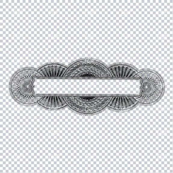 Decorative Vintage Illustration - Border / Frame Template No.52