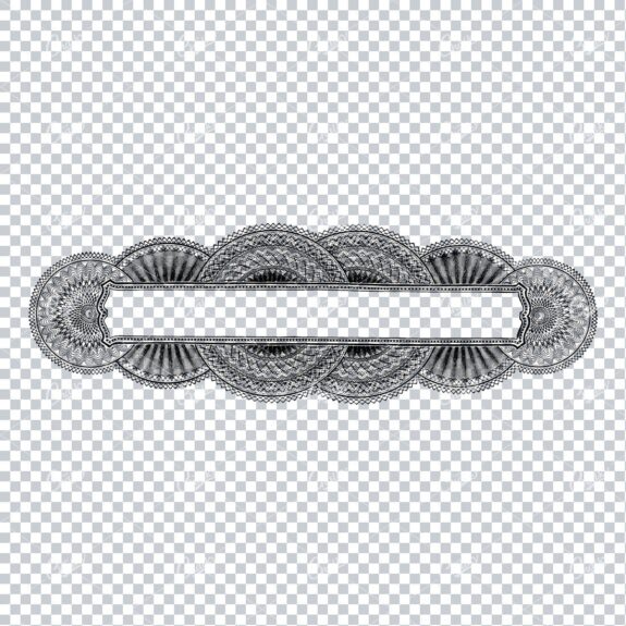 Decorative Vintage Illustration - Border / Frame Template No.54