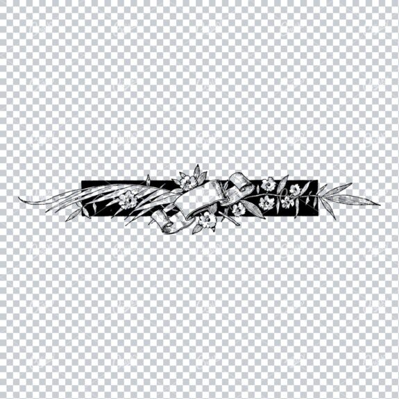 Decorative Vintage Illustration - Border / Frame Template No.92