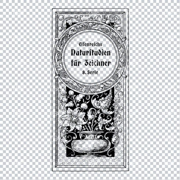 Decorative Vintage Illustration - Border / Frame Template No.93