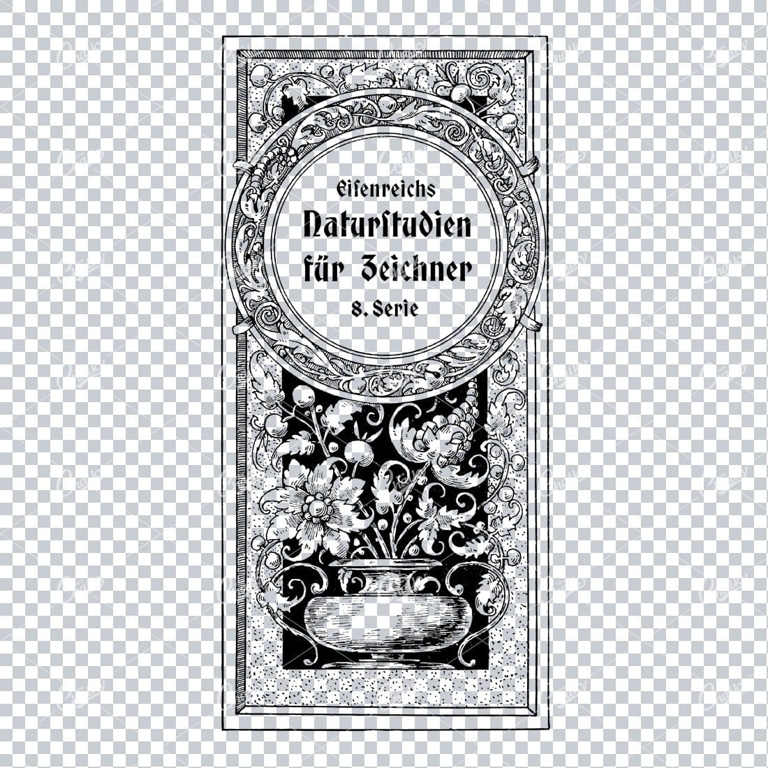 Decorative Vintage Illustration - Border / Frame Template No.93