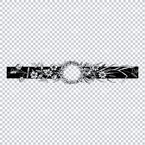 Decorative Vintage Illustration - Border / Frame Template No.104