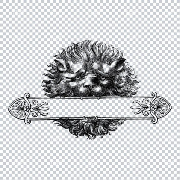 Decorative Vintage Illustration - Border / Frame Template No.110