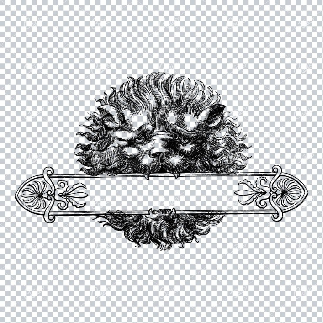 Decorative Vintage Illustration - Border / Frame Template No.110