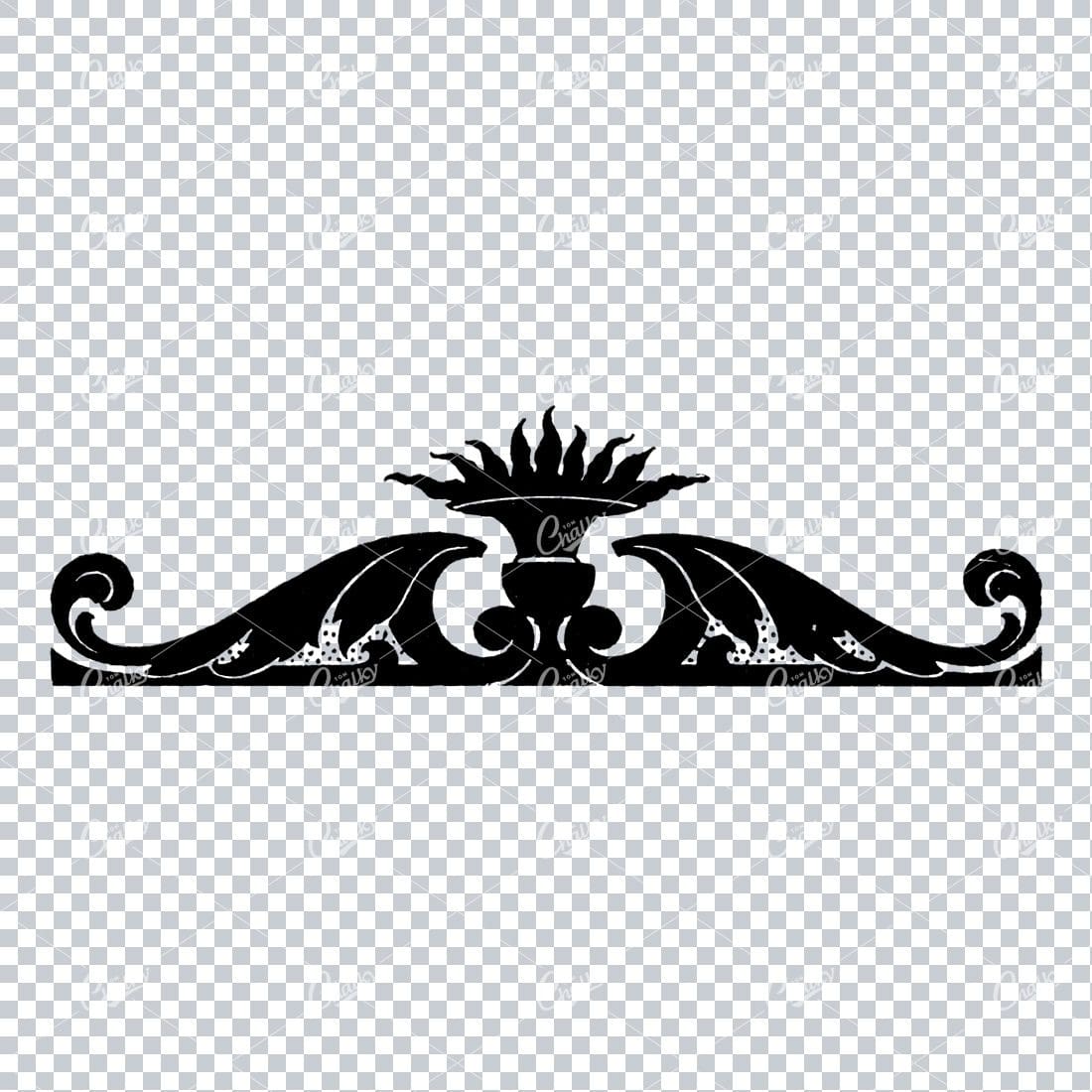 Handcrafted Vintage Border Design Element No.3