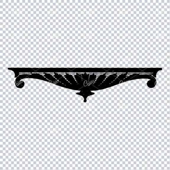 Handcrafted Vintage Border Design Element No.4