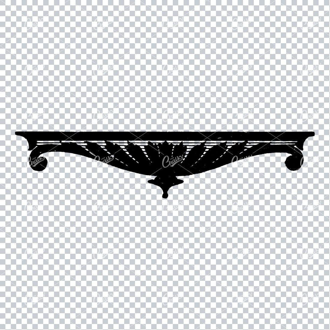 Handcrafted Vintage Border Design Element No.4