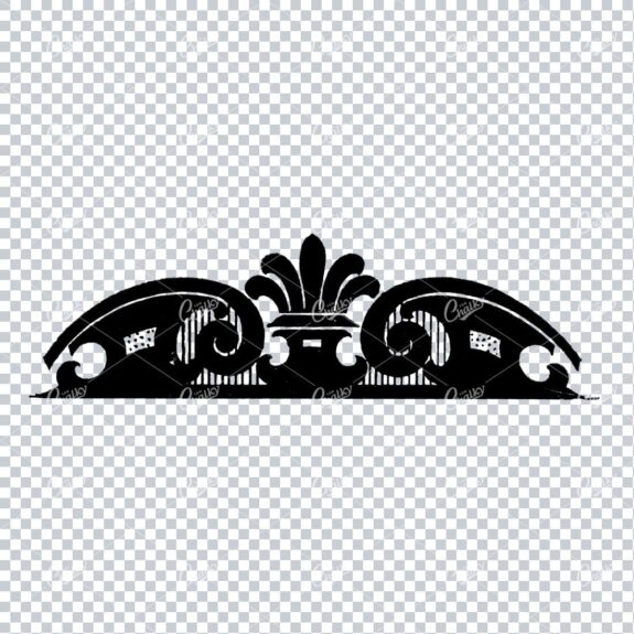 Handcrafted Vintage Border Design Element No.6