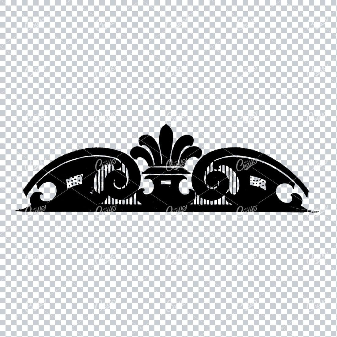 Handcrafted Vintage Border Design Element No.6