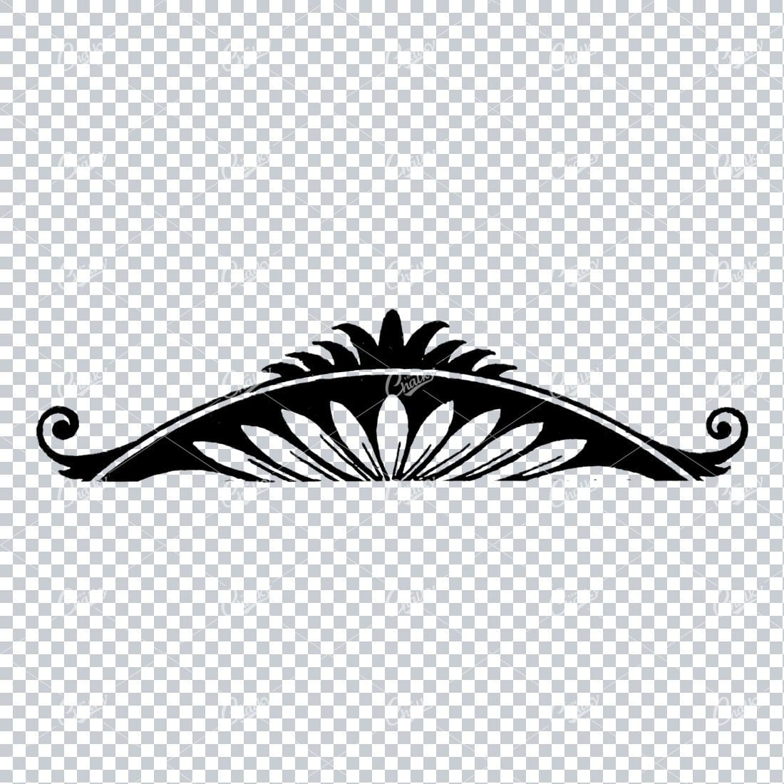 Handcrafted Vintage Border Design Element No.9