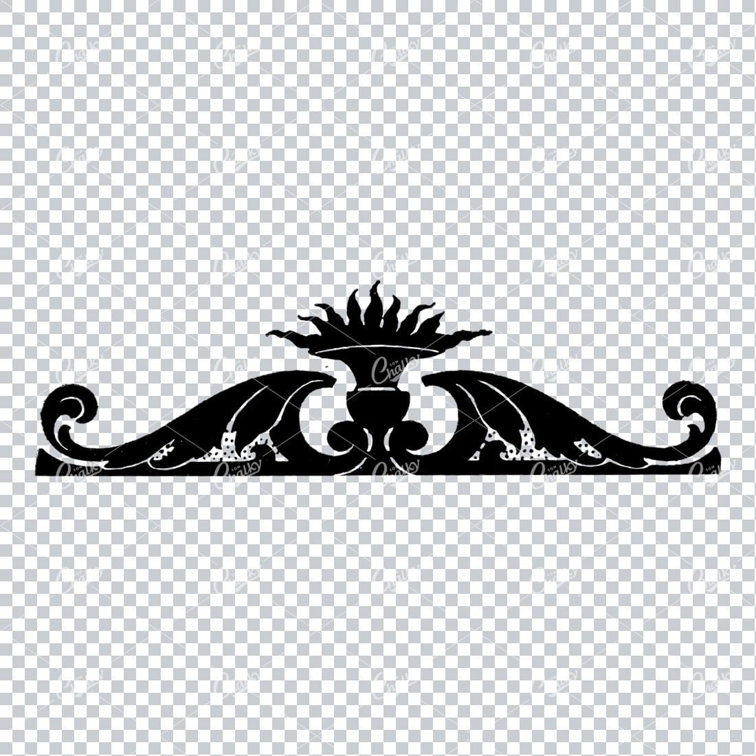 Handcrafted Vintage Border Design Element No.10