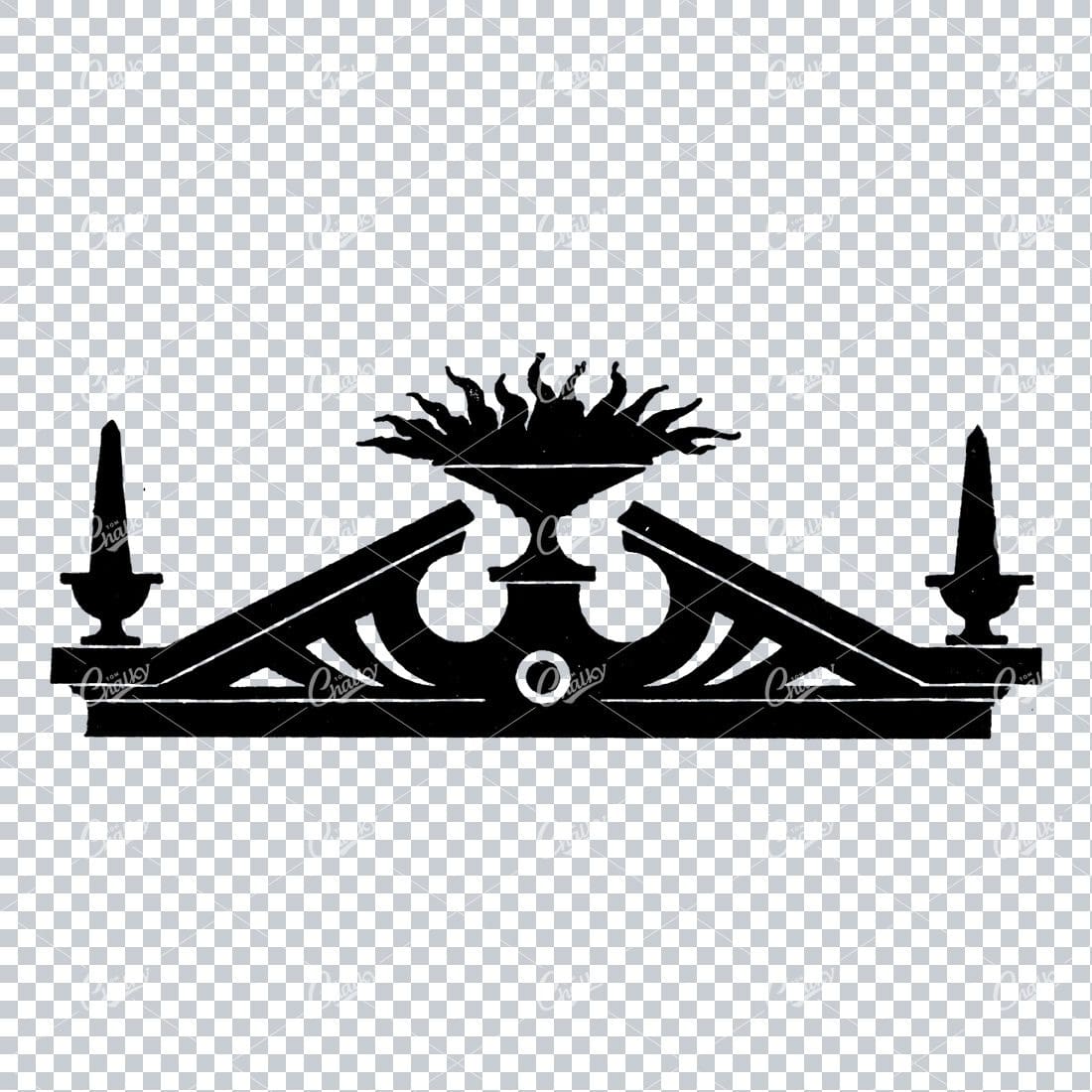 Handcrafted Vintage Border Design Element No.11